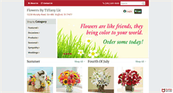 Desktop Screenshot of flowersbytiffanystafford.com